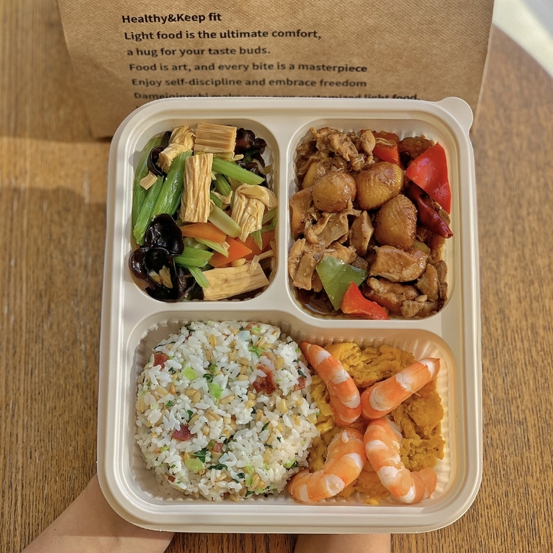 Delicious lunch takeout